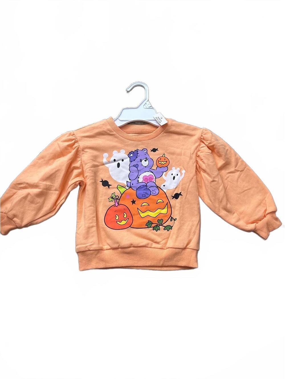Care Bears Halloween Pumpkin Graphic Sweatshirt for Toddler 3T
